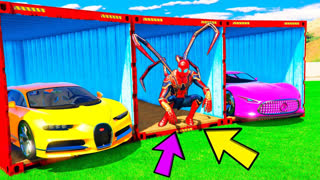 GTA 5 - ЖЕСТЬ! РАНДОМ ВЫБРАЛ МНЕ КОНТЕЙНЕР С ЧЕЛОВЕКОМ ПАУКОМ! - БИТВА ЗА КОНТЕЙНЕРЫ В GTA 5 ONLINE